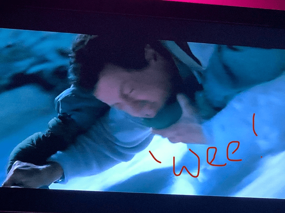 A flat screen television

Description automatically generated